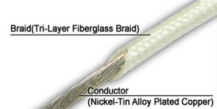 สายไฟทนความร้อน (High Temperature Wire 400°C)